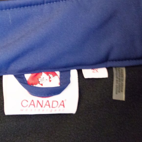 Canada Weather Gear Royal Blue & Brown Faux-Fur Trim Hood Anorak Jacket - Picture 14 of 14